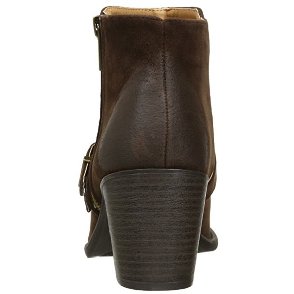 Texas Brown Oil Rubbed Distressed Harness Boots - Picture 7 of 8